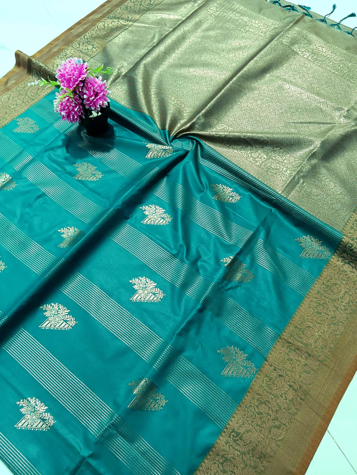 Soft Silk Saree with Blouse