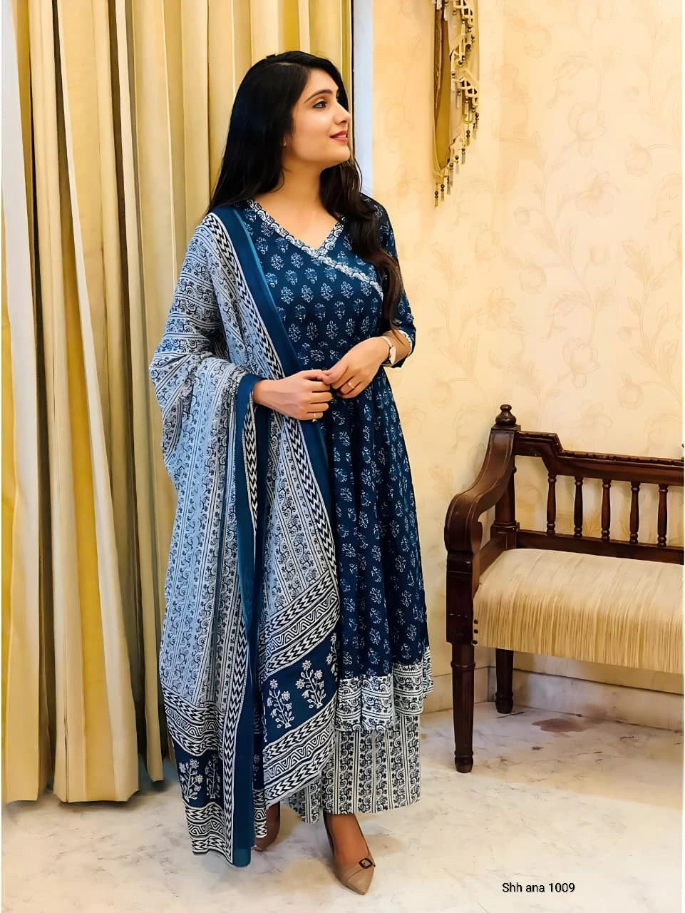 🍁*Fully Stiched Kurta and Pant & Dupatta Set*🍁