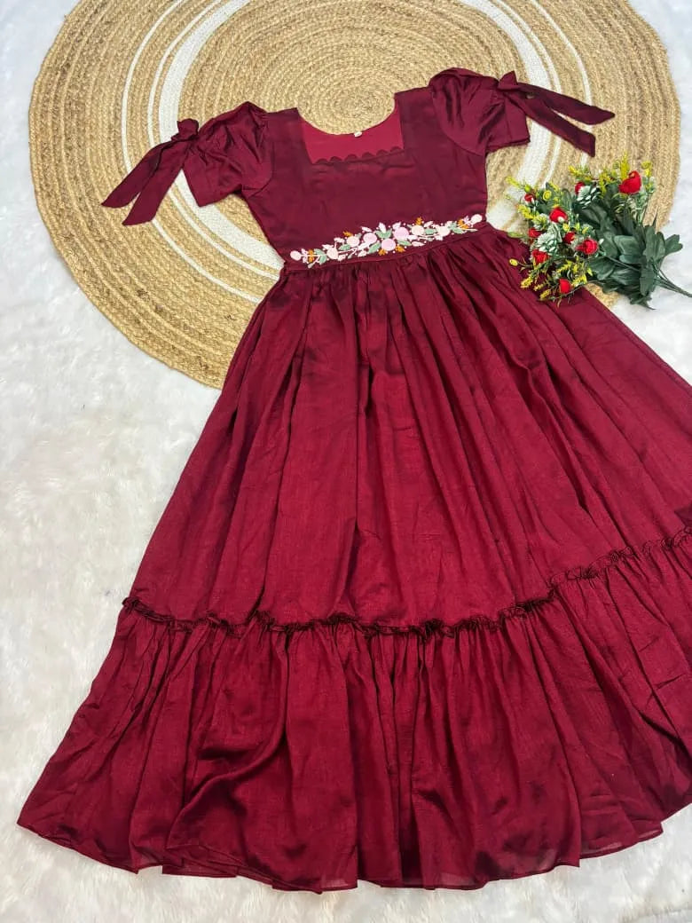 😍😍Premium Vichithra Silk Yamini Maxi Gown😍😍