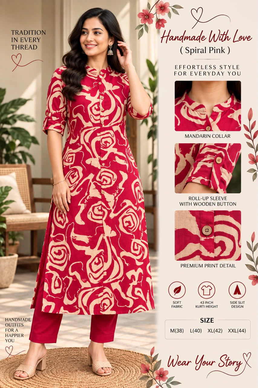 Bamboo Cotton Kurta Set