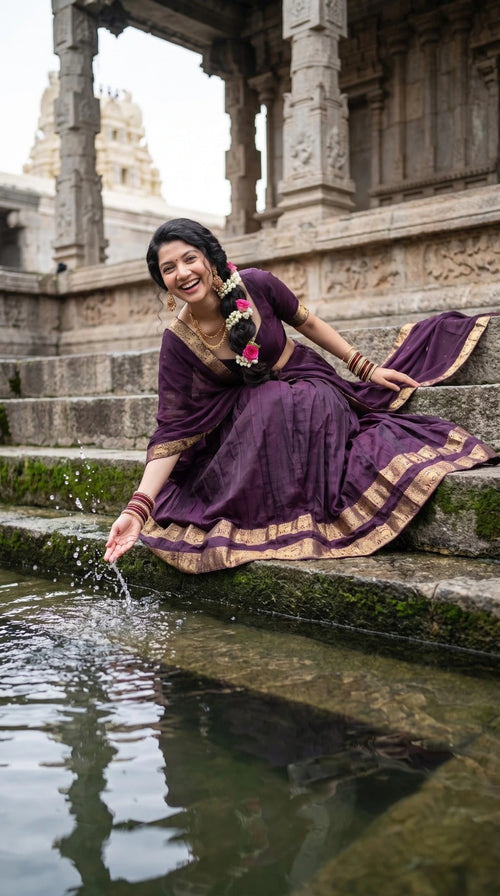 Kanjivaram Silk Lehenga