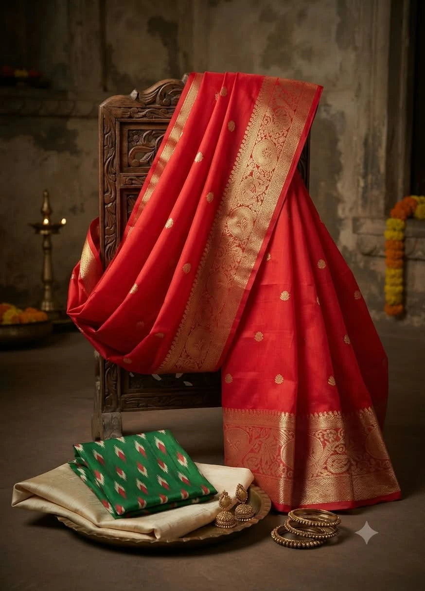 Premium Dola Silk Saree with Elegant Border