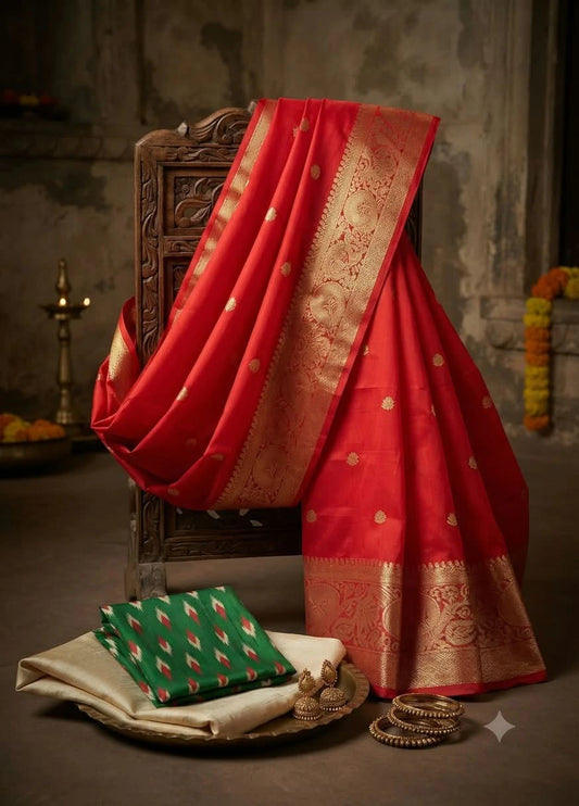 Premium Dola Silk Saree with Elegant Border