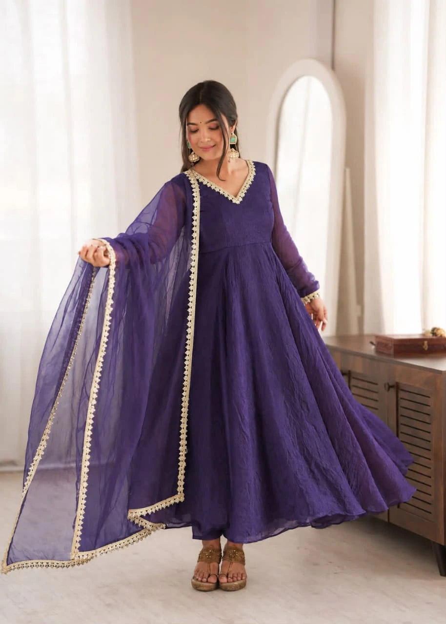 Doremon Crush Anarkali Gown