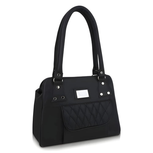 Premium PU Leather Shoulder Bag for Ladies | Spacious Multi-Pocket Design