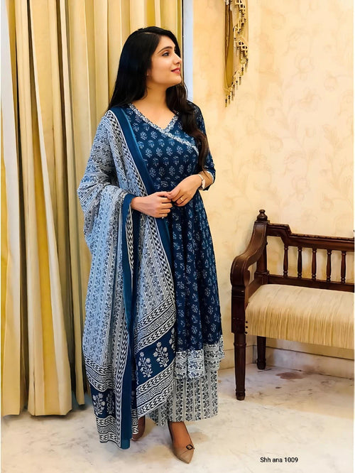 🍁*Fully Stiched Kurta and Pant & Dupatta Set*🍁