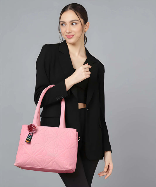 Elegant Ladies PU Leather Handbag | Premium Stylish Shoulder Tote Bag for Women