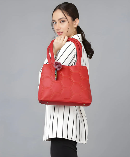 Stylish Women’s Premium Handbag | Elegant PU Leather Tote & Shoulder Bag | Large Capacity Multi-Comp