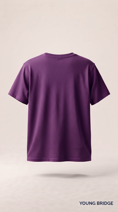 Men's Classic Crewneck Tee Purple