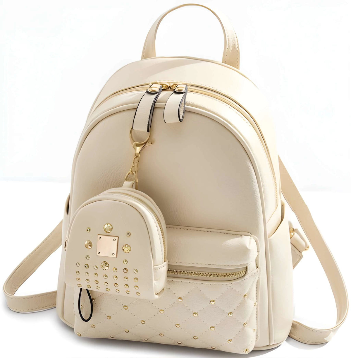 Latest Trendy Women’s Pink Backpack | Lightweight & Durable PU Leather School/College Bag|Adjustable