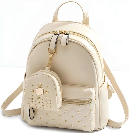Latest Trendy Women’s Pink Backpack | Lightweight & Durable PU Leather School/College Bag|Adjustable