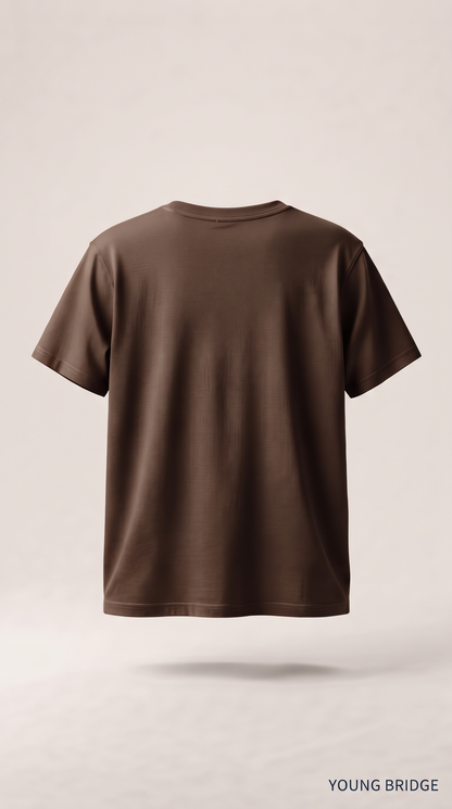 Men's Classic Crewneck Tee Coffee Brown