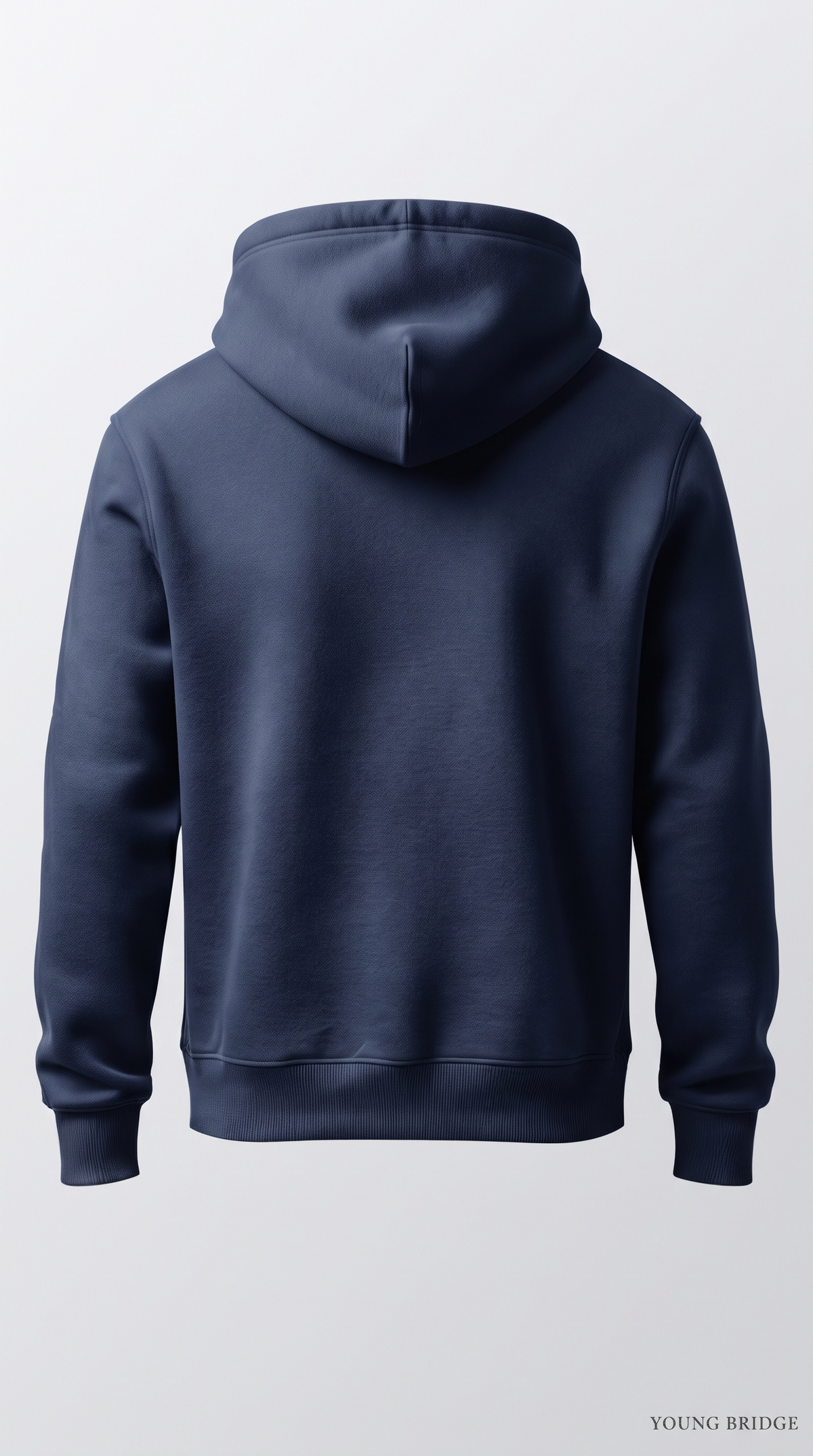 Essential Fleece Pullover Hoodie - Navy Blue