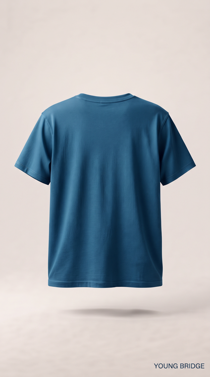 Men's Classic Crewneck Tee Petrol Blue
