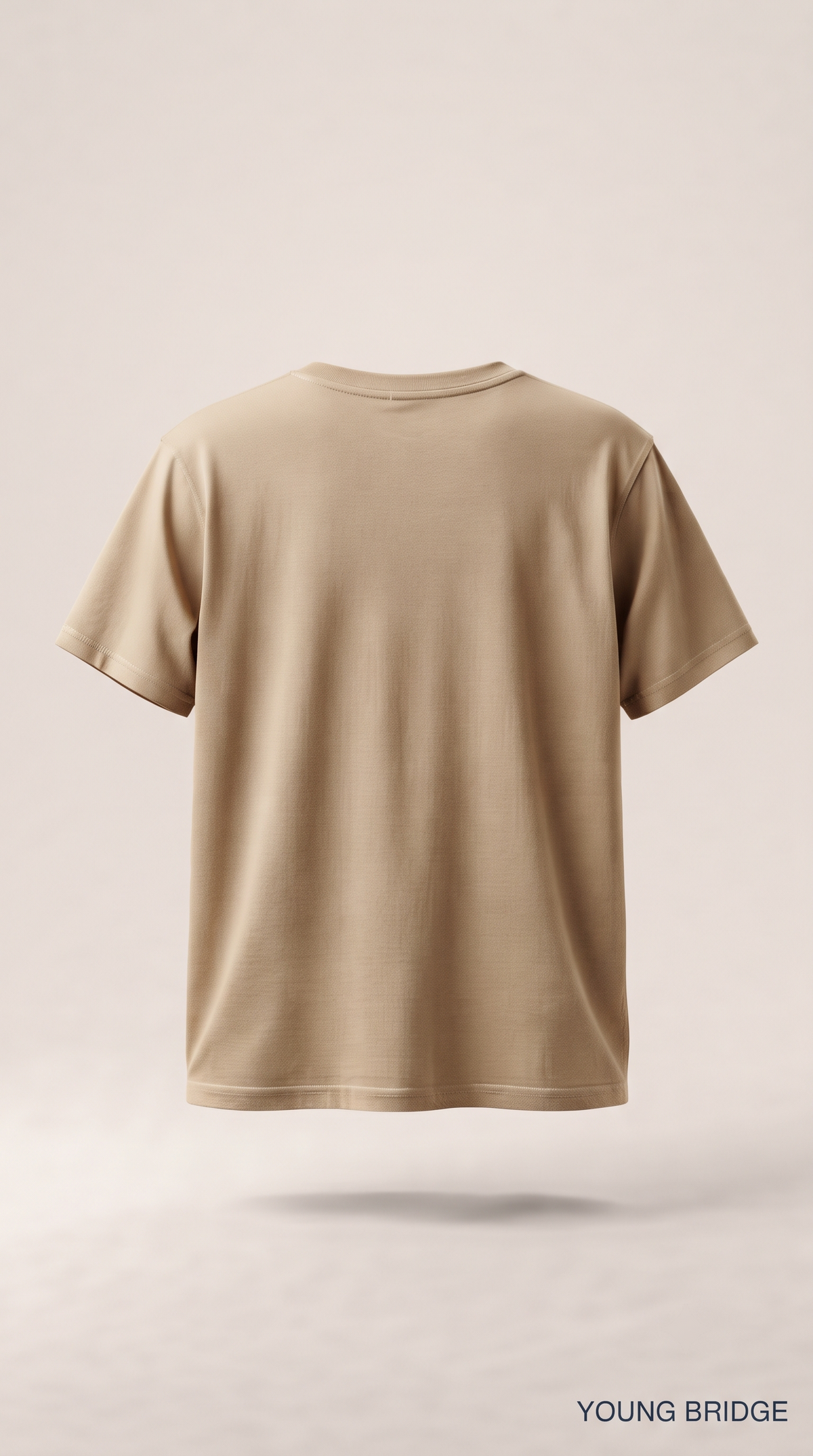 Men's Classic Crewneck Tee Beige