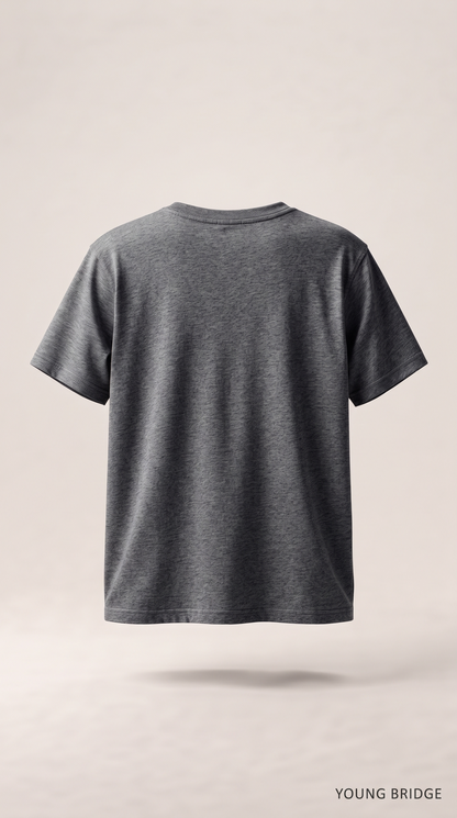 Men's Classic Crewneck Tee Charcoal Melange