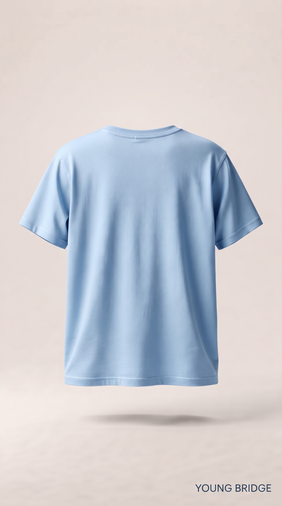 Men's Classic Crewneck Tee Sky Blue Light