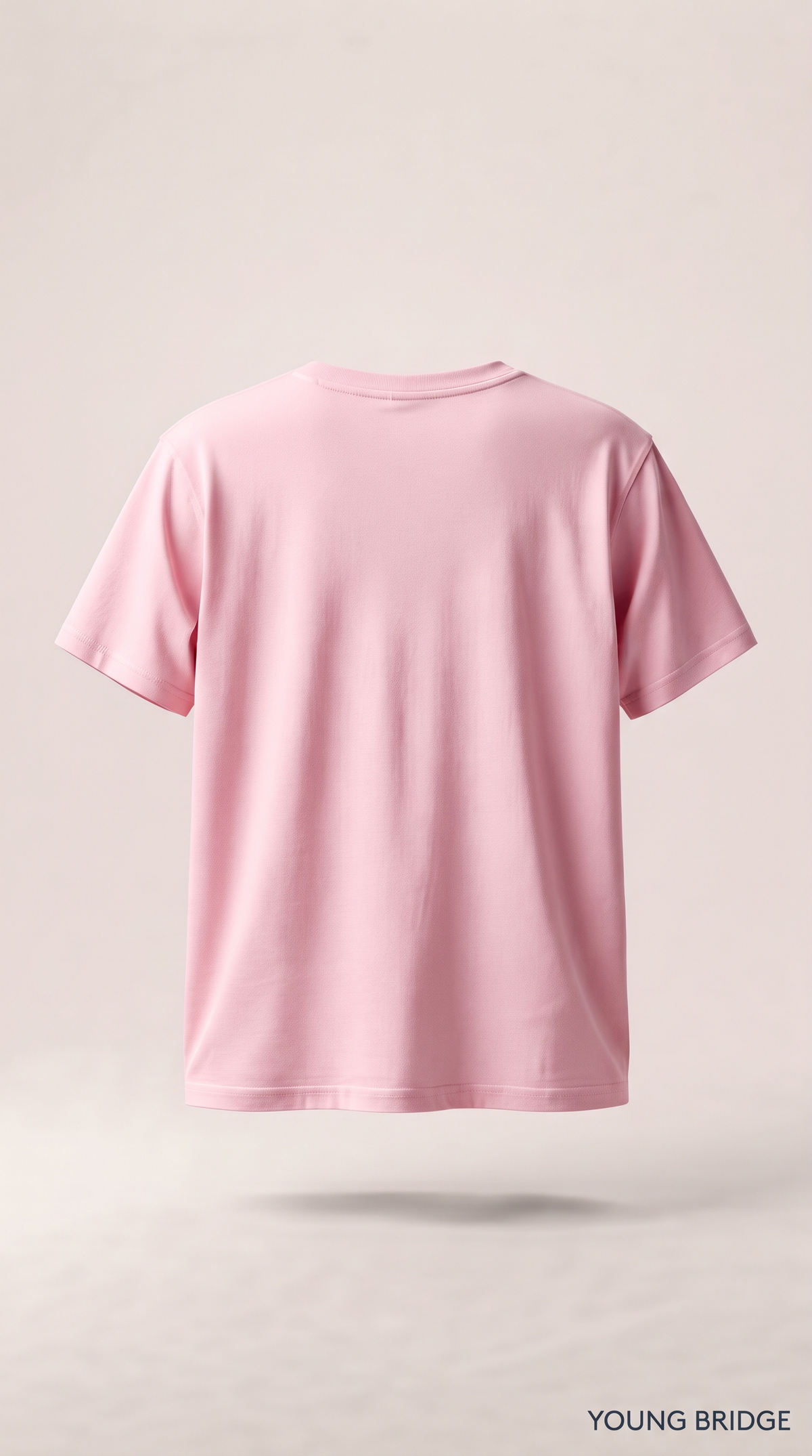 Men's Classic Crewneck Tee Baby Pink