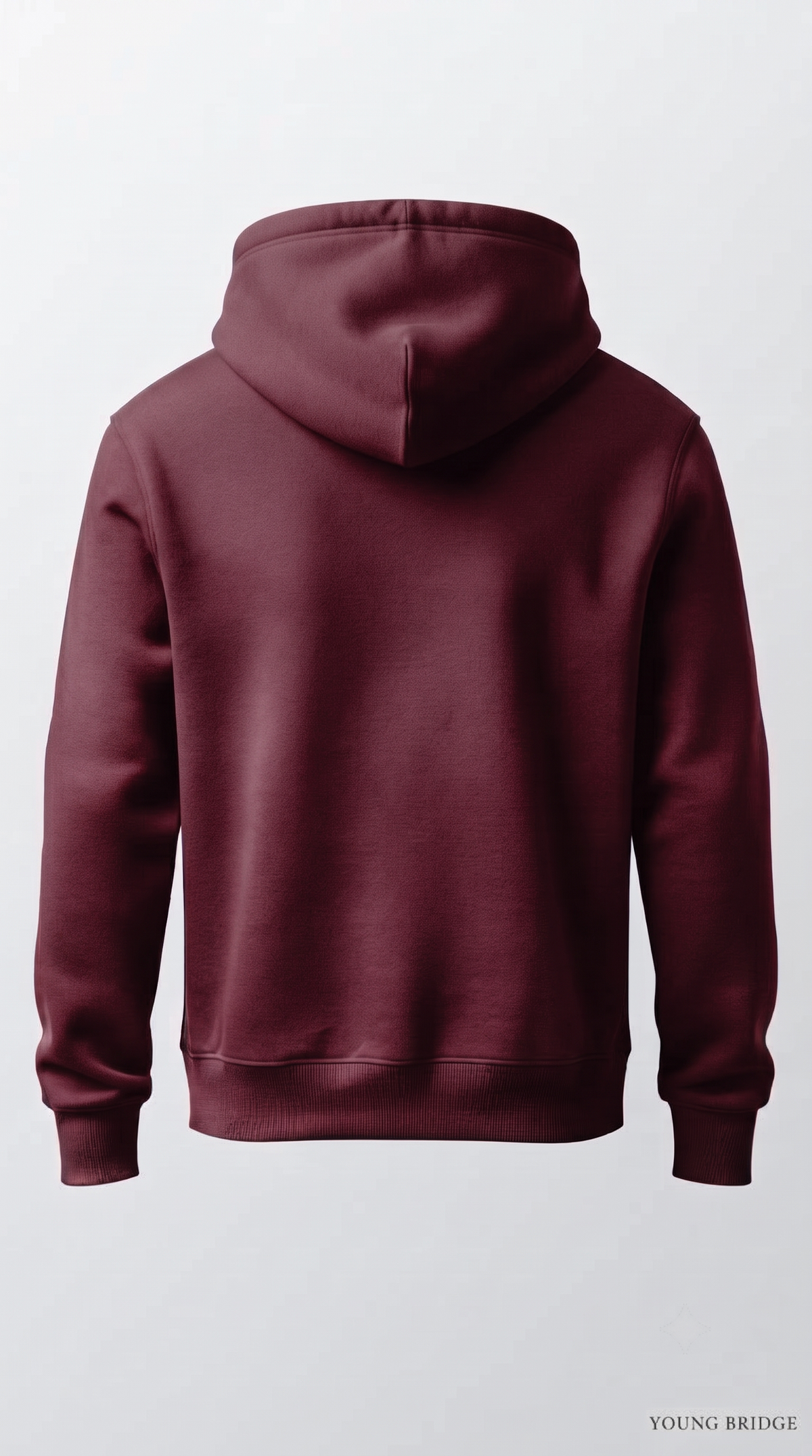 Essential Fleece Pullover Hoodie - Maroon