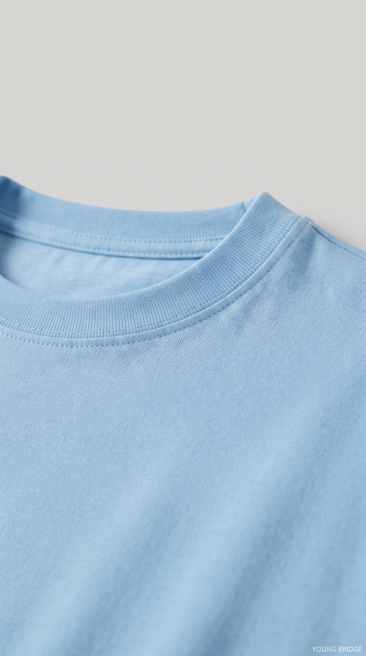 Men's Classic Crewneck Tee Sky Blue Light