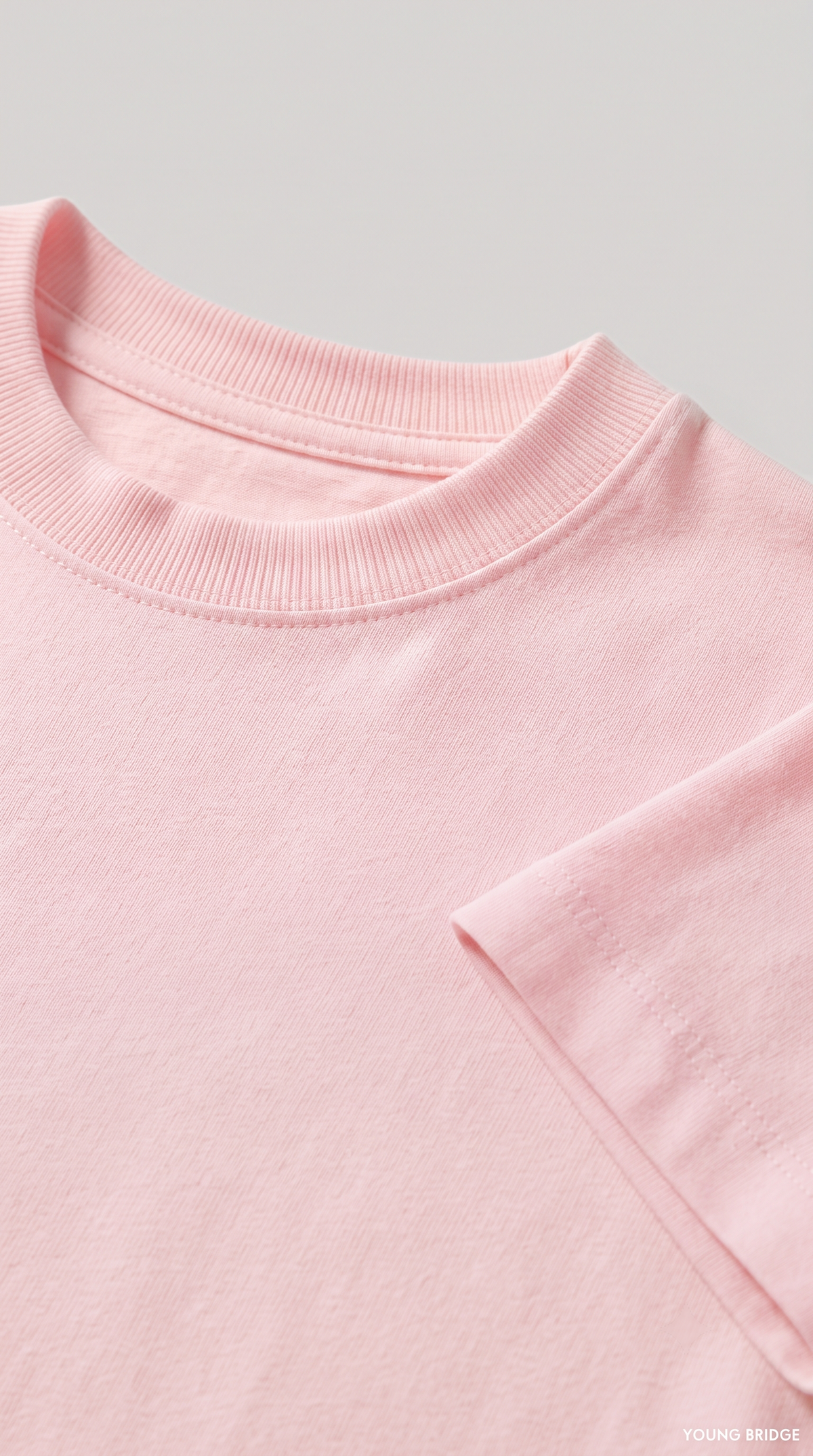 Men's Classic Crewneck Tee Baby Pink