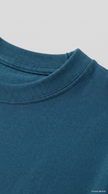 Men's Classic Crewneck Tee Petrol Blue