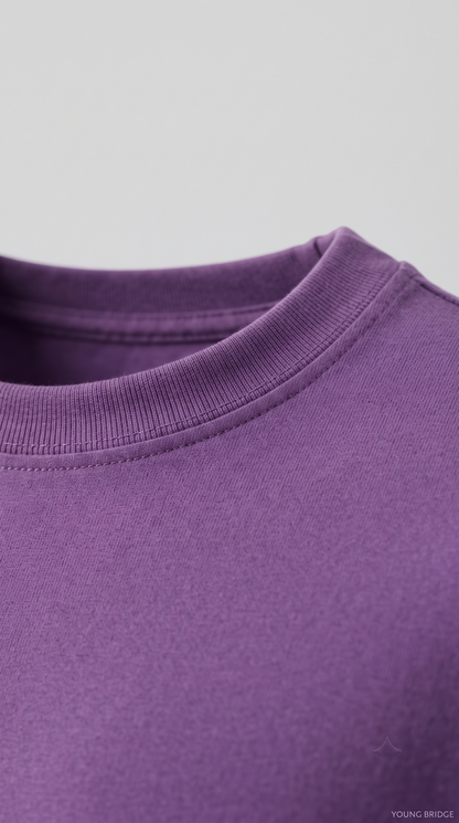 Men's Classic Crewneck Tee Purple