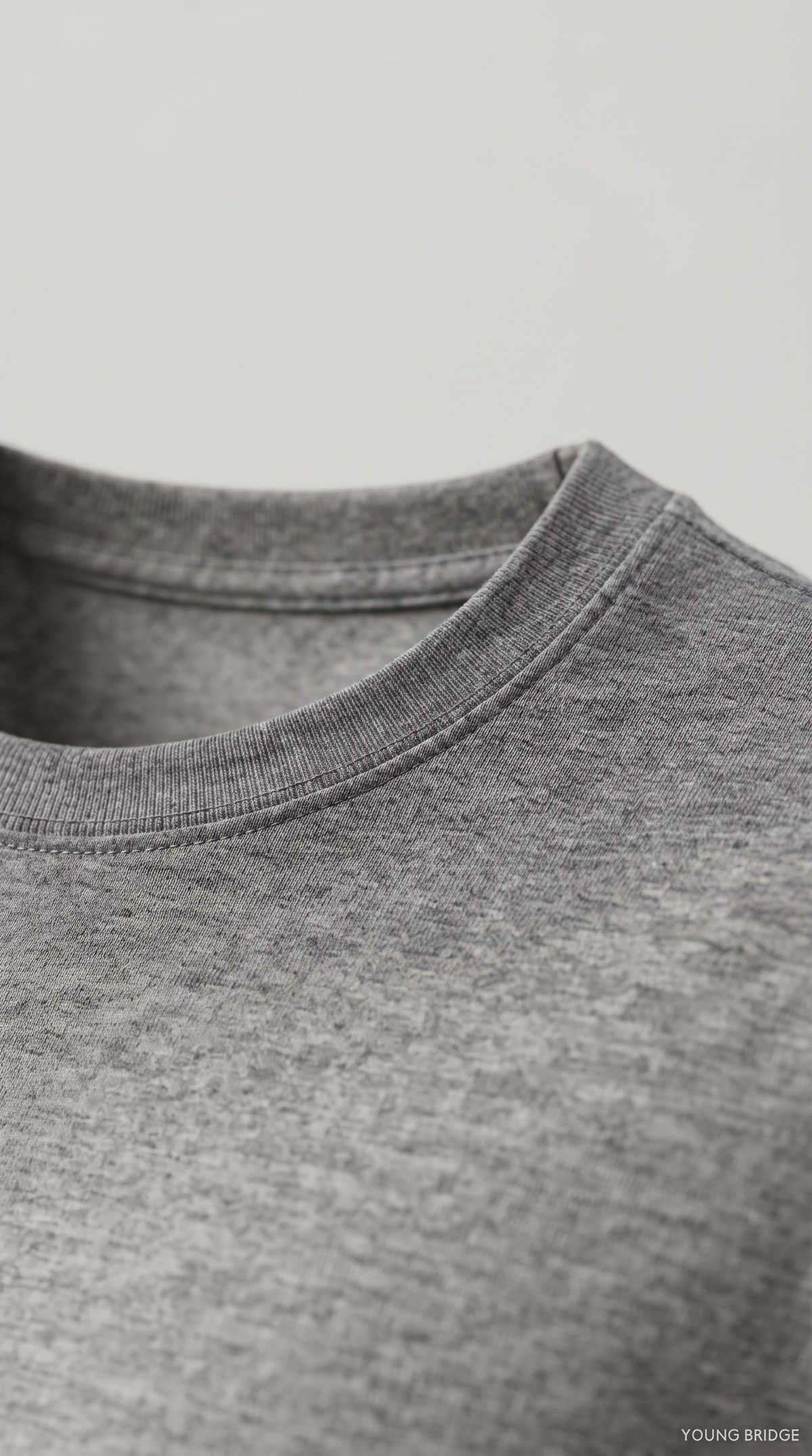Men's Classic Crewneck Tee Charcoal Melange