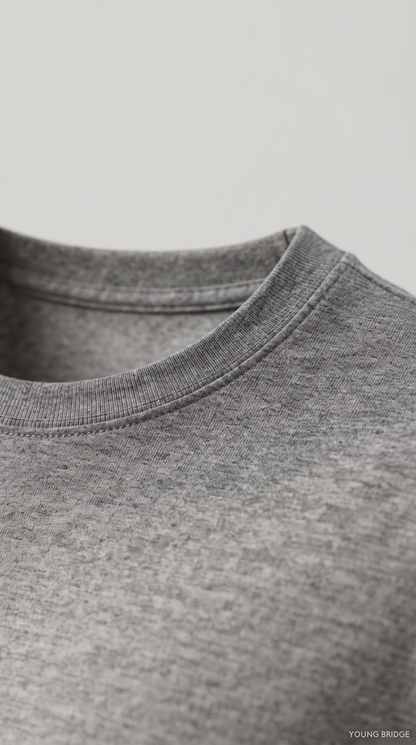 Men's Classic Crewneck Tee Charcoal Melange