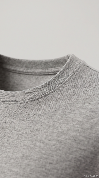 Men's Classic Crewneck Tee Grey Melange