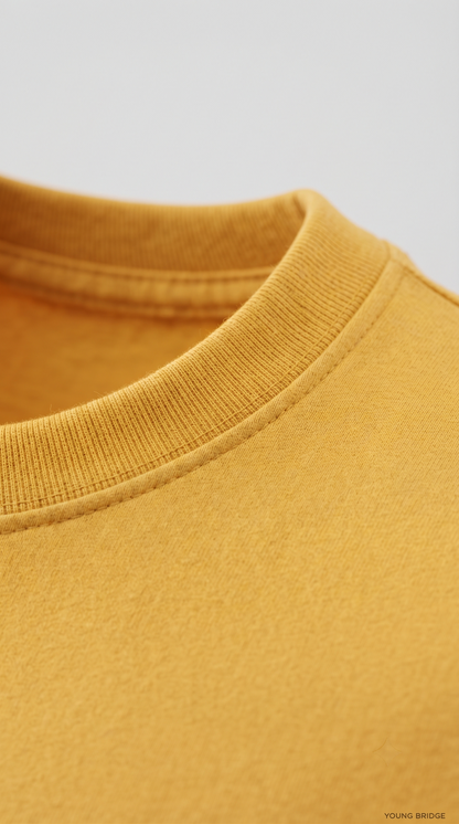 Men's Classic Crewneck Tee Golden Yellow