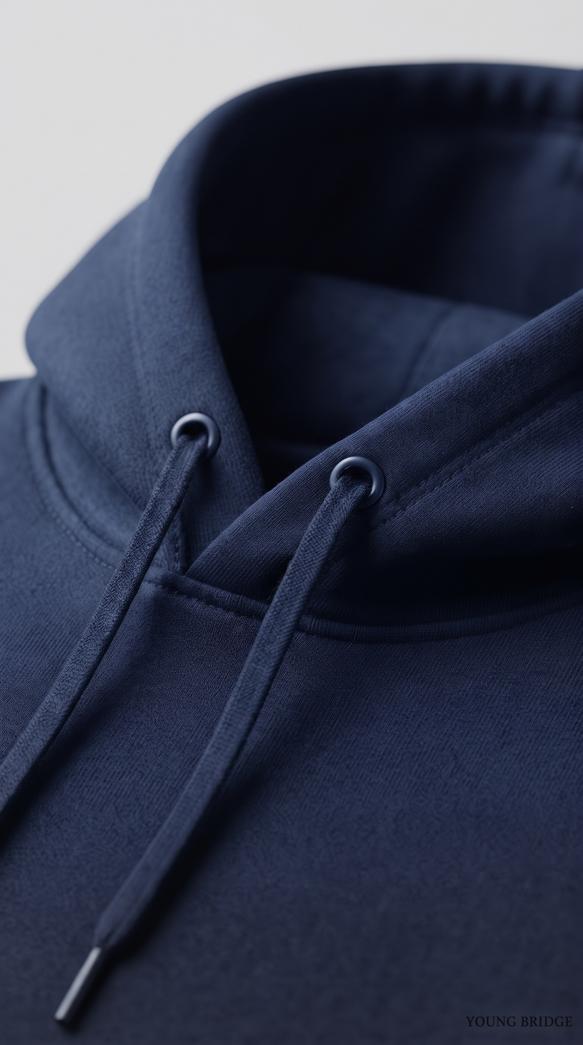 Essential Fleece Pullover Hoodie - Navy Blue