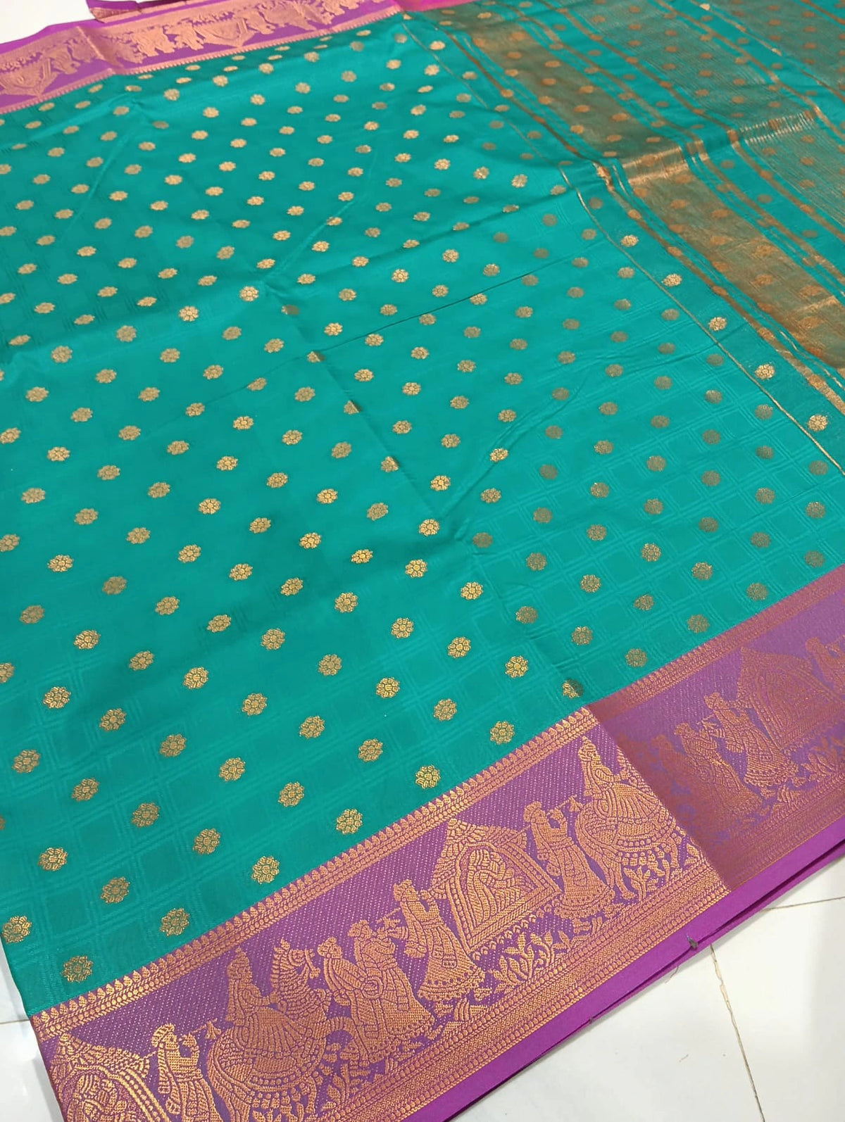 Soft Silk Zari Saree with Blouse