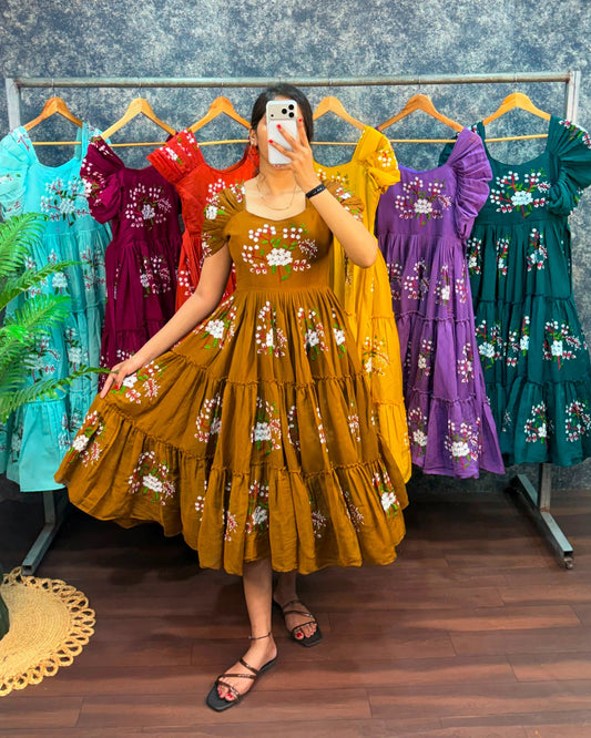 Premium Embroidery Midi