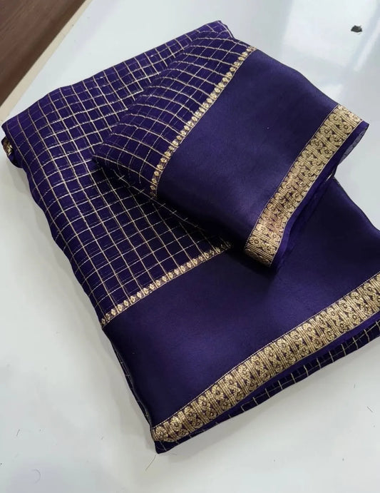 😍Most Demanding Pure Viscose sarees with Blouse piece😍