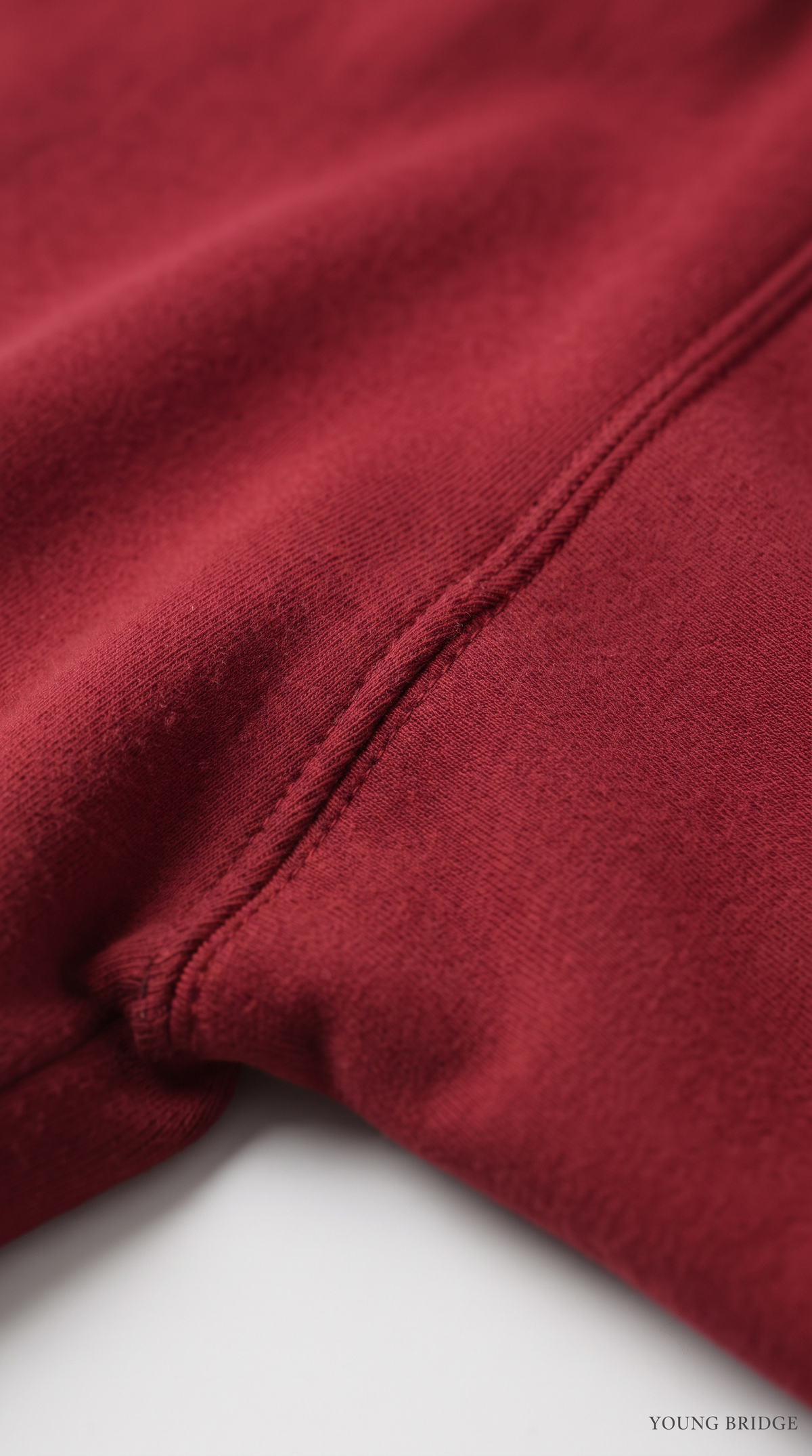 Essential Fleece Pullover Hoodie - Red