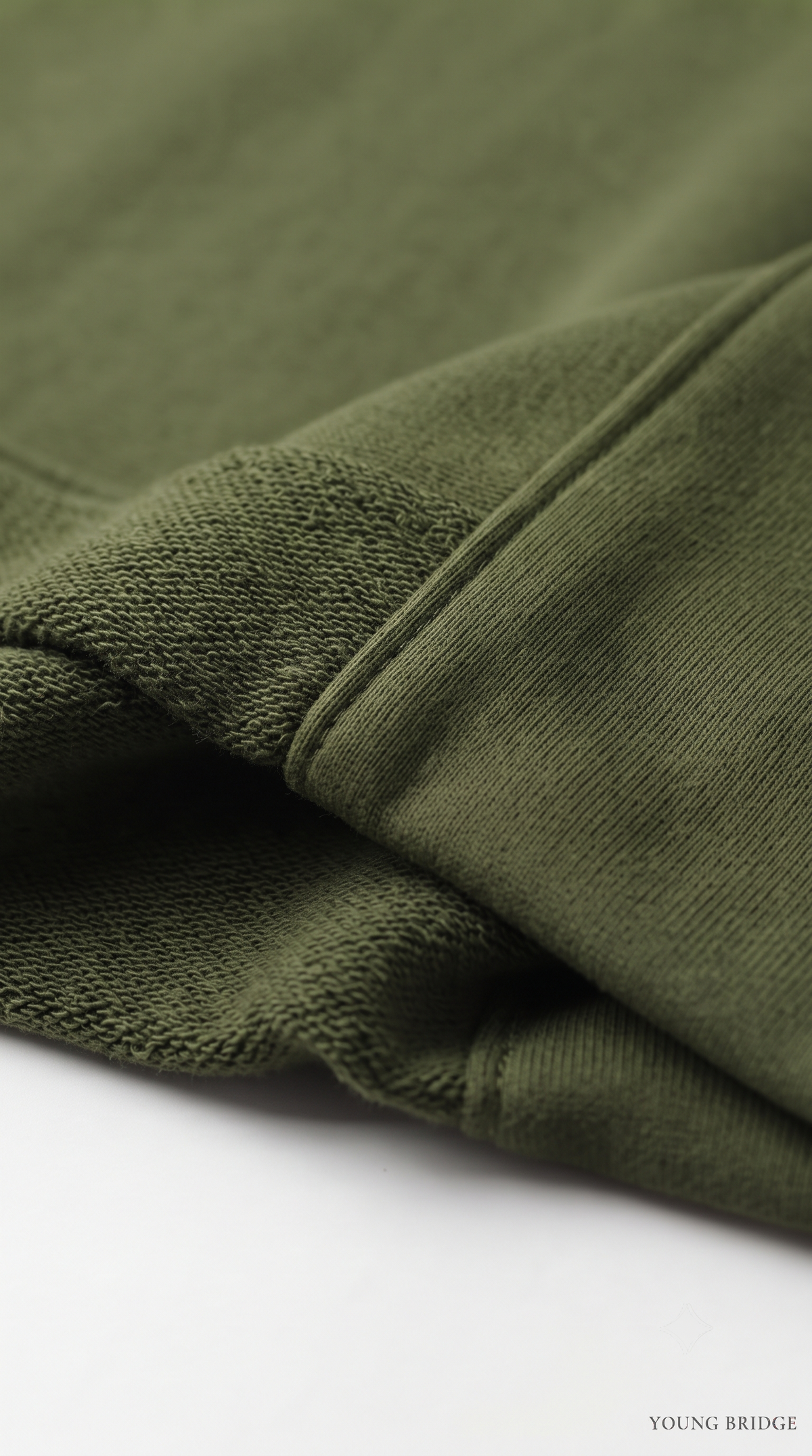 Essential Fleece Pullover Hoodie - Olive Green