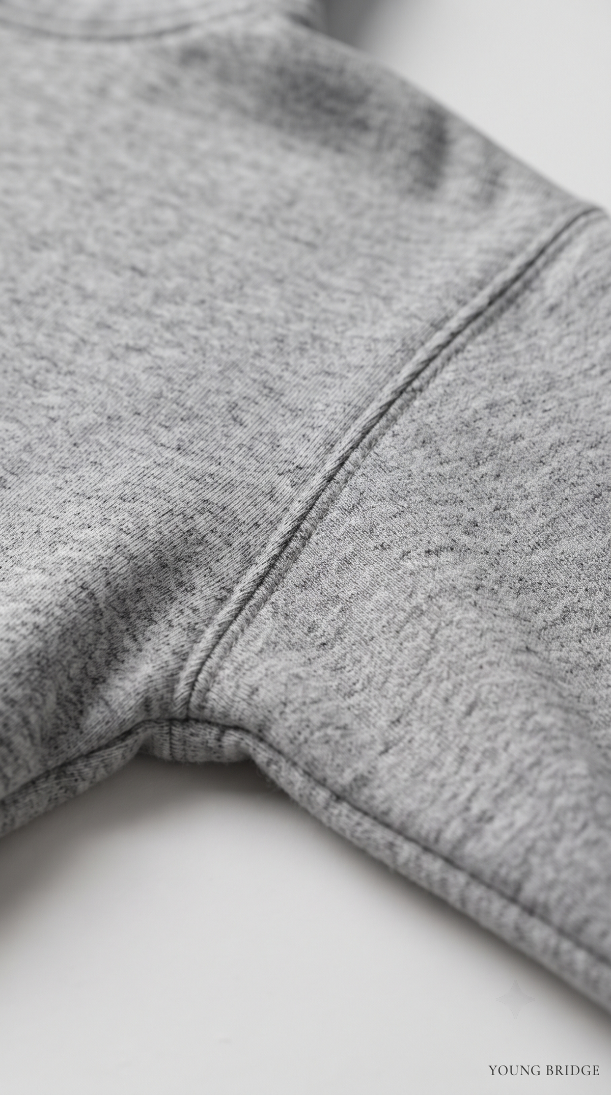 Essential Fleece Pullover Hoodie - Grey Melange