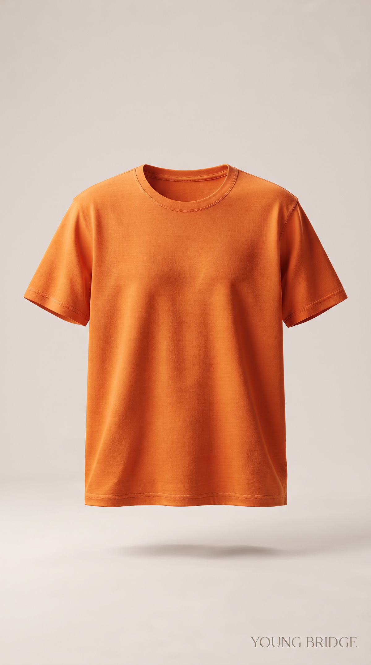 Men's Classic Crewneck Tee Orange