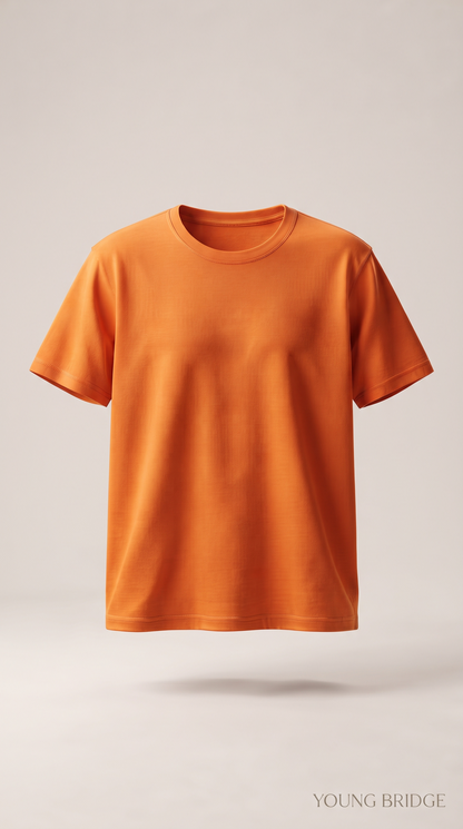 Men's Classic Crewneck Tee Orange