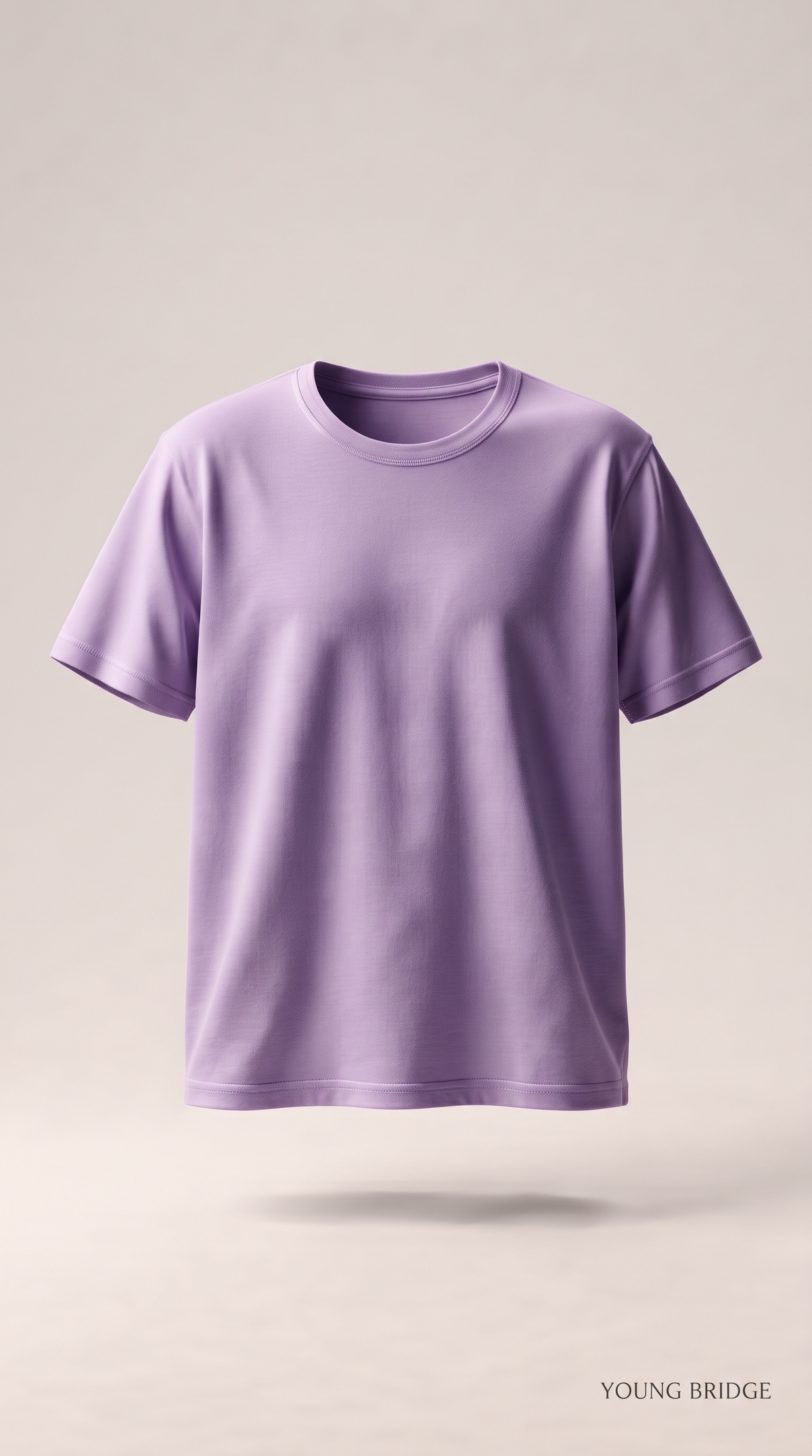 Men's Classic Crewneck Tee Lavender