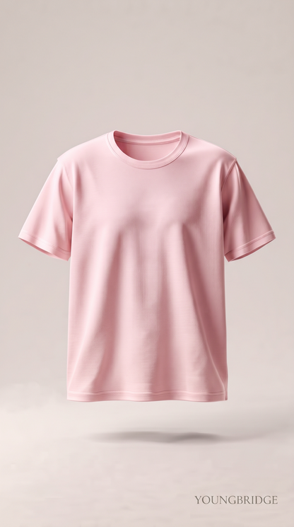 Men's Classic Crewneck Tee Baby Pink