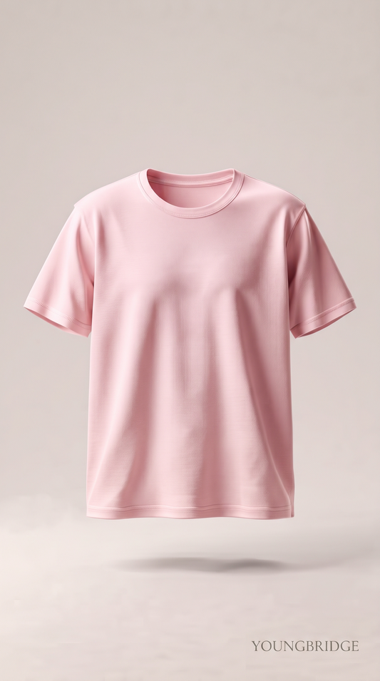 Men's Classic Crewneck Tee Baby Pink