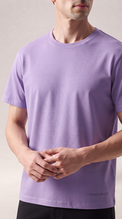 Men's Classic Crewneck Tee Purple