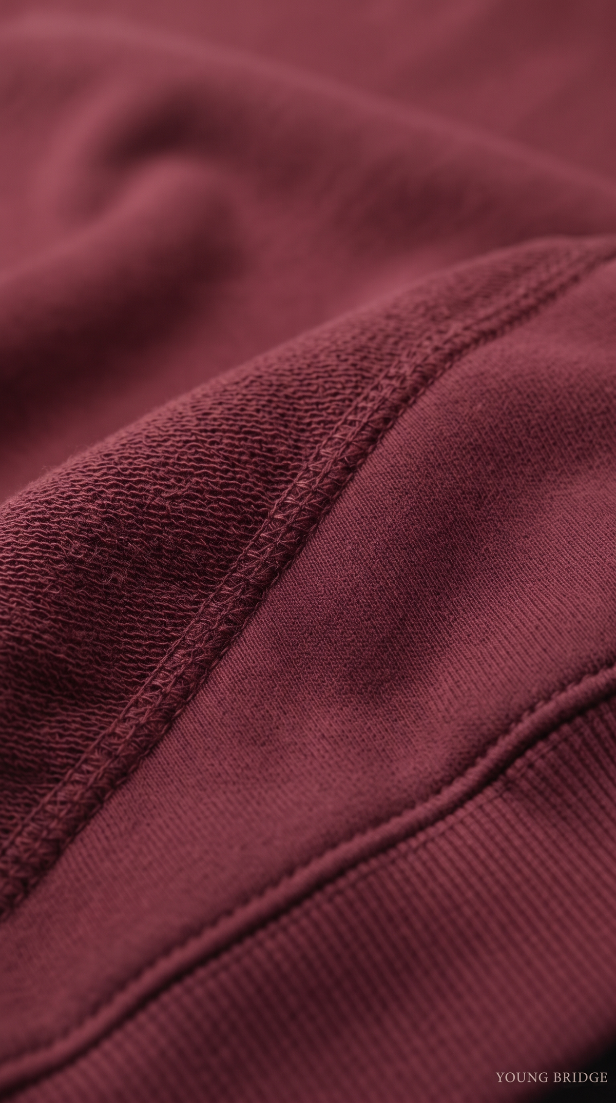 Essential Fleece Pullover Hoodie - Maroon