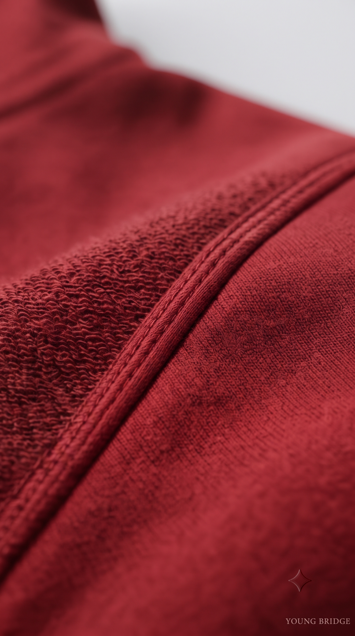 Essential Fleece Pullover Hoodie - Red