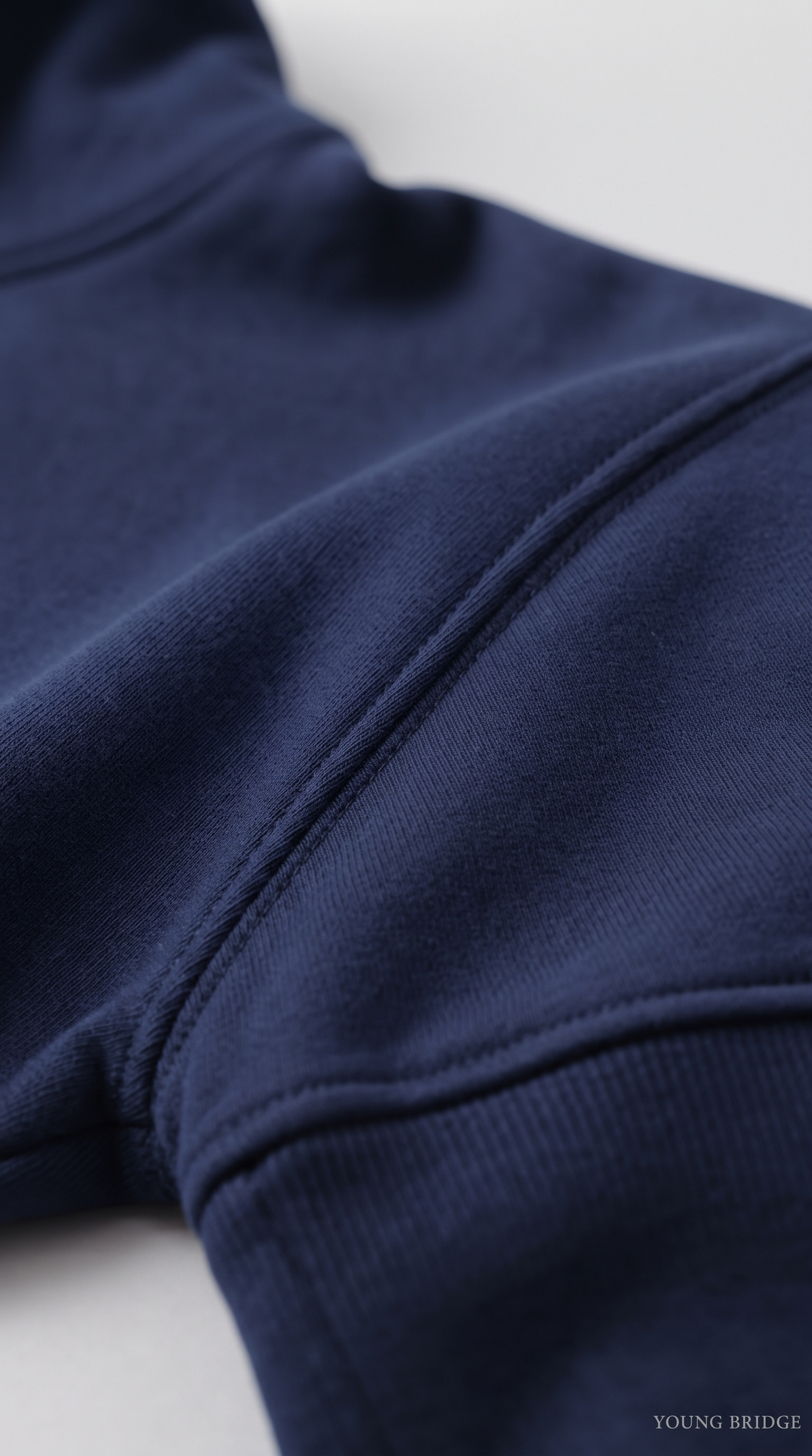 Essential Fleece Pullover Hoodie - Navy Blue