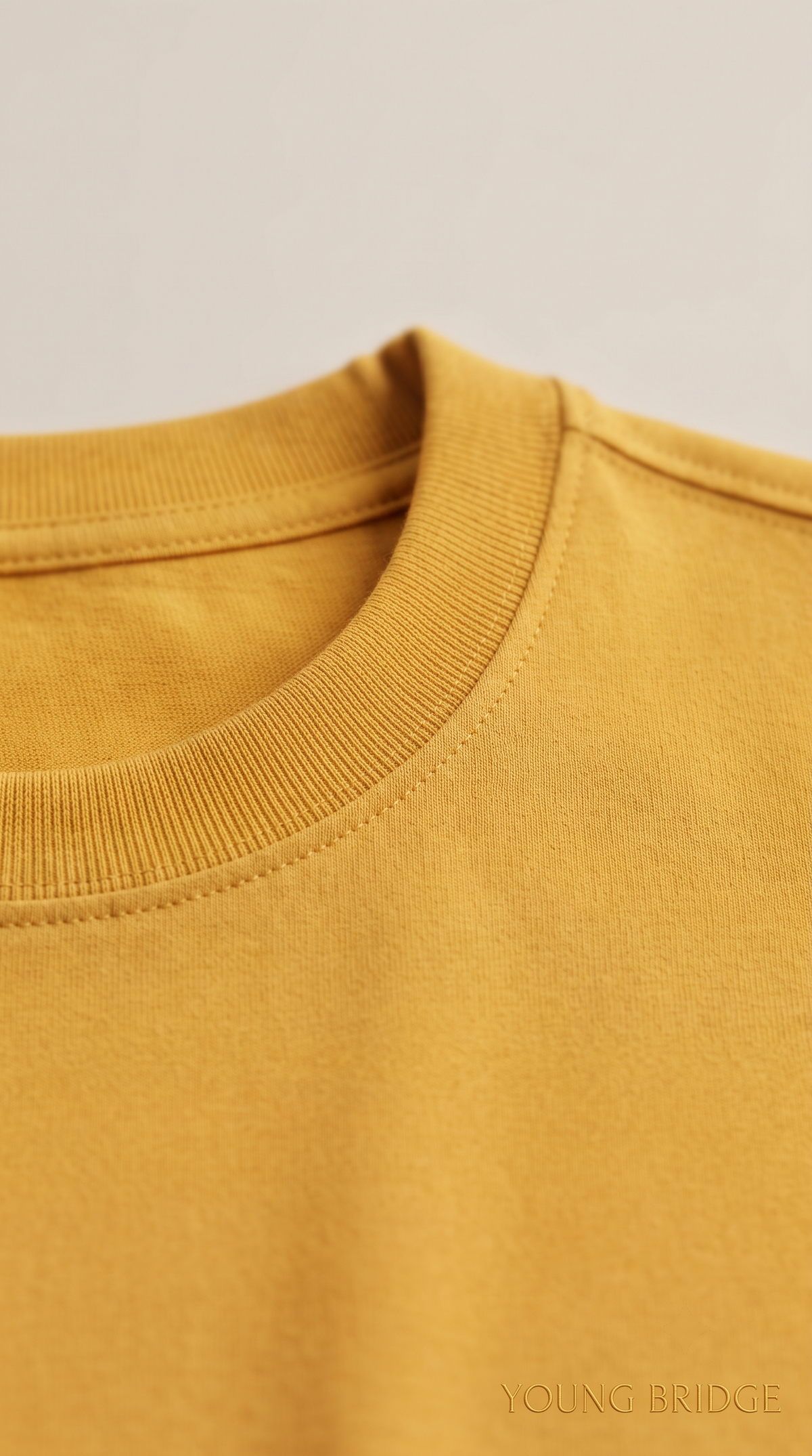 Men's Classic Crewneck Tee Golden Yellow