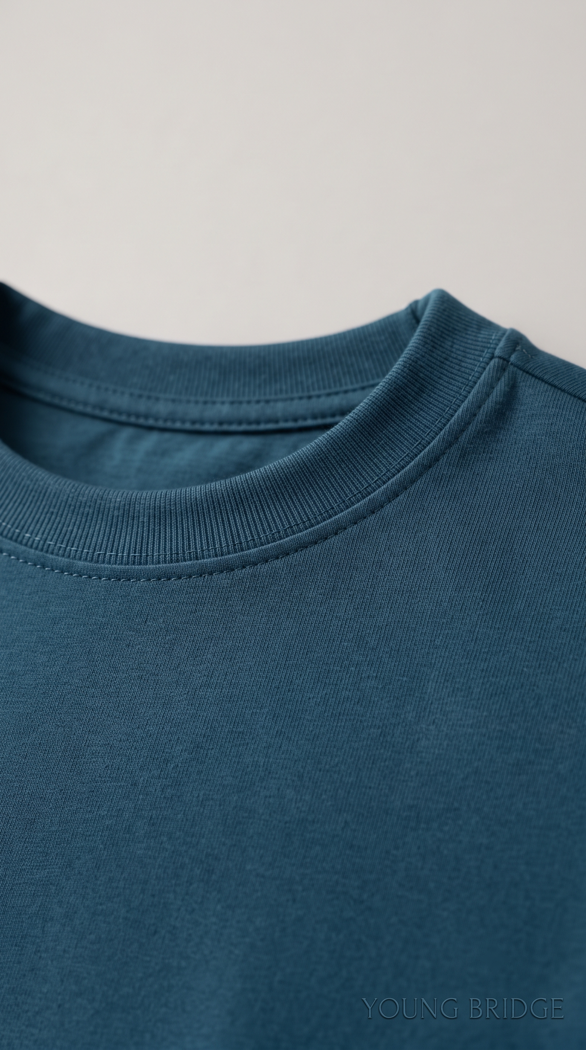 Men's Classic Crewneck Tee Petrol Blue