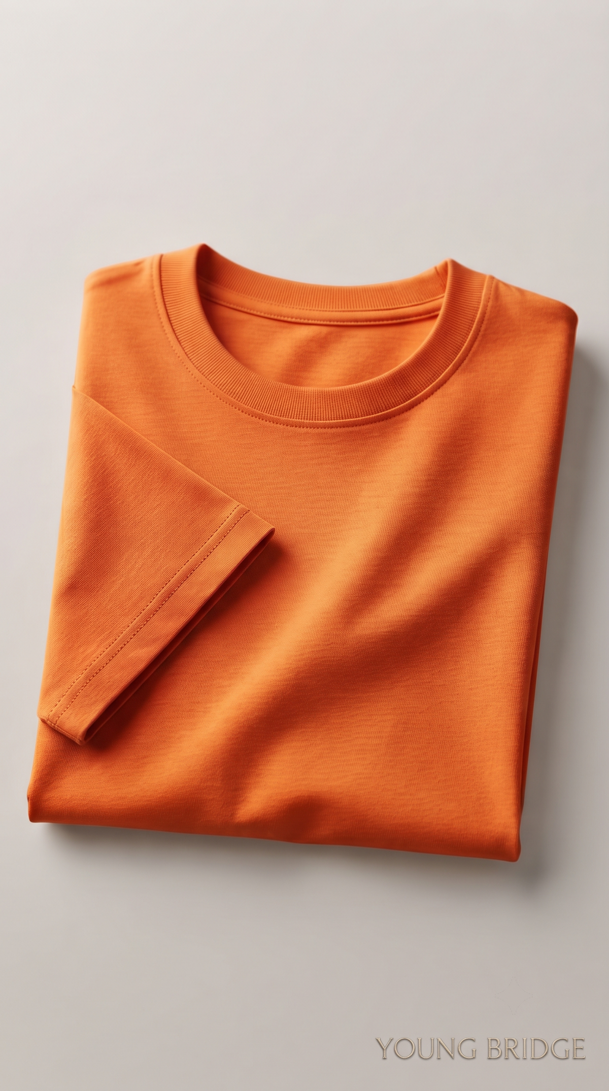 Men's Classic Crewneck Tee Orange